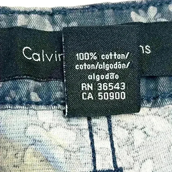 Calvin Klein Women's Shorts Cotton Summer  Breathable Floral Vacation Hike Beach - Picture 8 of 8